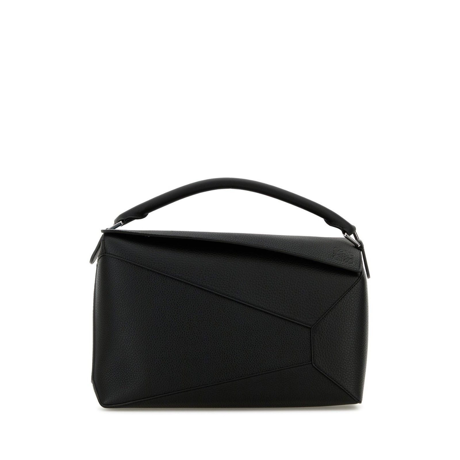 Loewe LOEWE Puzzle Large Black Grained Leather Top Handle Bag New Size ONE SIZE - 1 Thumbnail