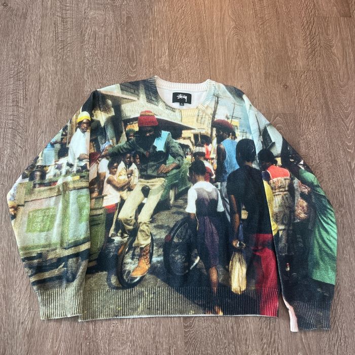 Stussy Stussy Peter Tosh Print Sweater | Grailed