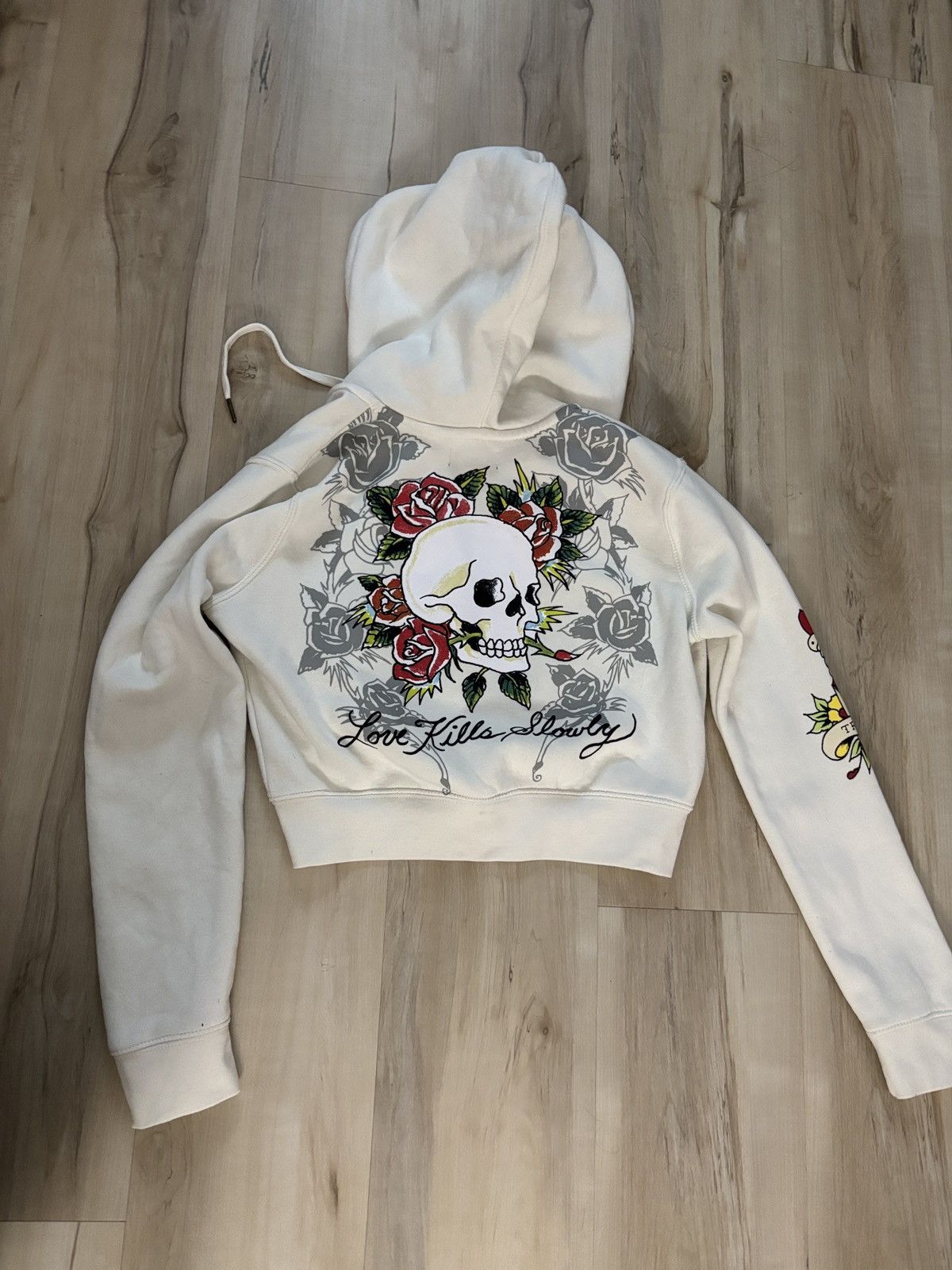 Ed Hardy Ed Hardy Cropped Hoodie Size L / US 10 / IT 46 - 6 Thumbnail