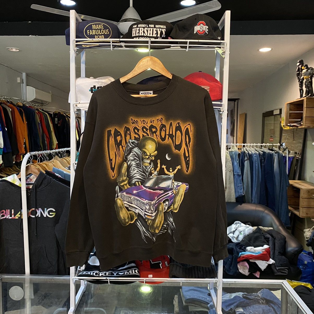 Vintage RARE VINTAGE SEE YOU AT THE CROSSROAD by ROLLIN HARD PHANTON Size US L / EU 52-54 / 3 - 1 Thumbnail