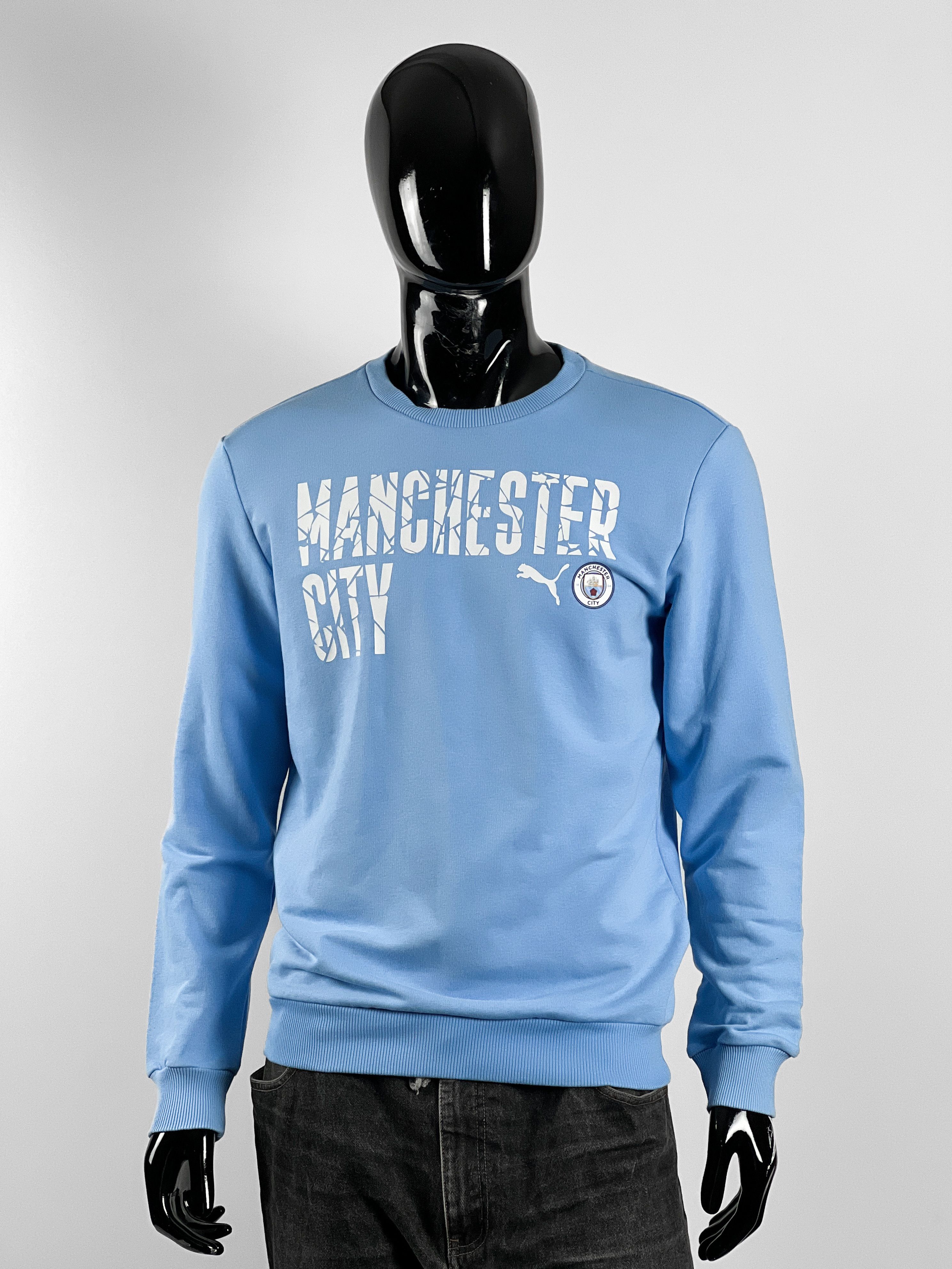 Puma Puma x Manchester City Men`s Sweatshirt Size US M / EU 48-50 / 2 - 1 Thumbnail