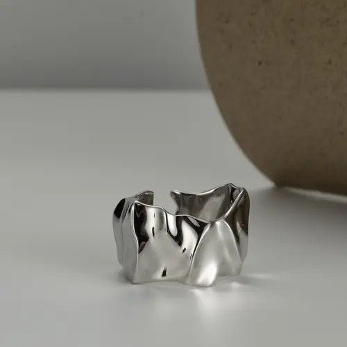 Jewelry New Design Jewelry Rings Open Size Chrome Ring (Size 7-13) Size ONE SIZE - 4 Thumbnail