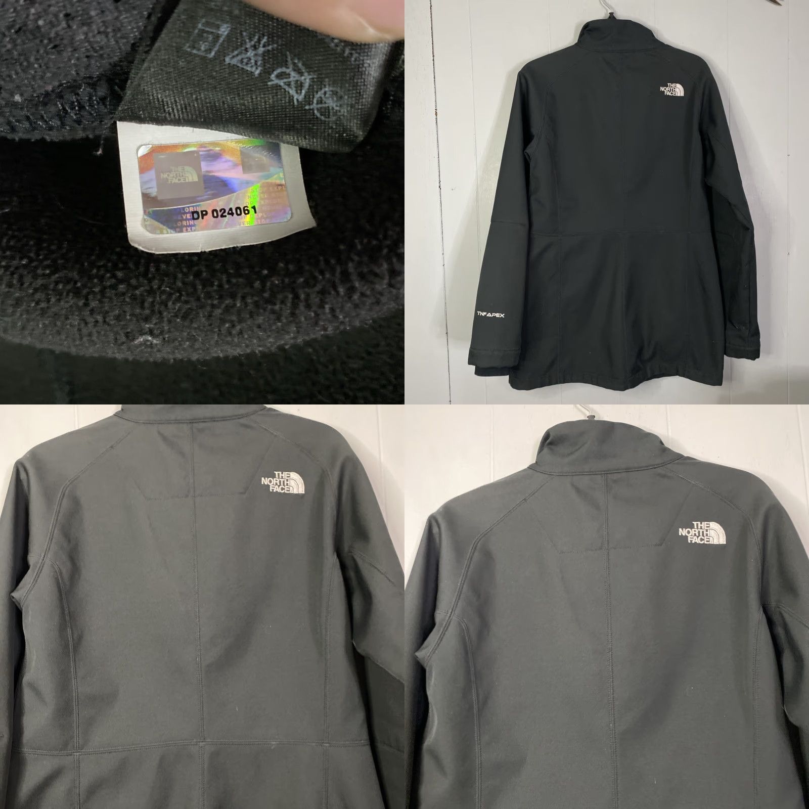 The North Face The North Face Jacket M Black Fleece Lined Softshell Outdoors Hiking Apex Camping Zip Pockets Logo Windbreaker Womens Size M / US 6-8 / IT 42-44 - 9 Thumbnail