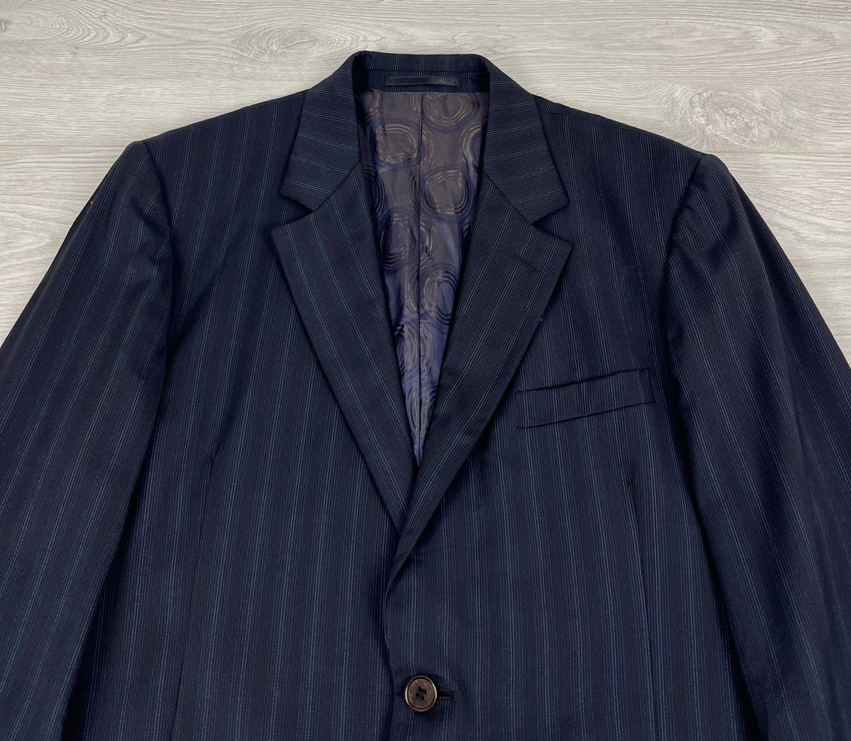 Paul Smith Paul Smith Vintage 2006 Blue Striped Wool Suit Blazer Pants Size 46R - 6 Thumbnail