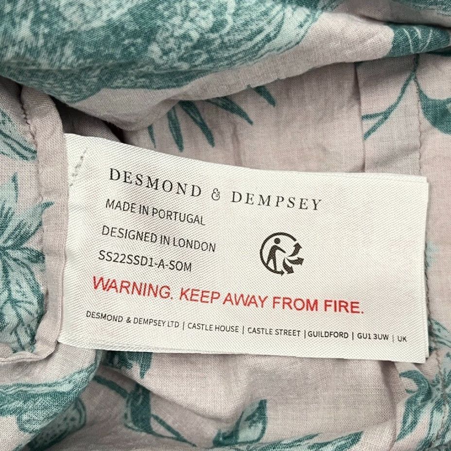Vintage VINTAGE Desmond & Dempsey Pajama Top Women's XL Pink Green Bromley Parrot Button Up Shirt Size XL / US 12-14 / IT 48-50 - 7 Thumbnail