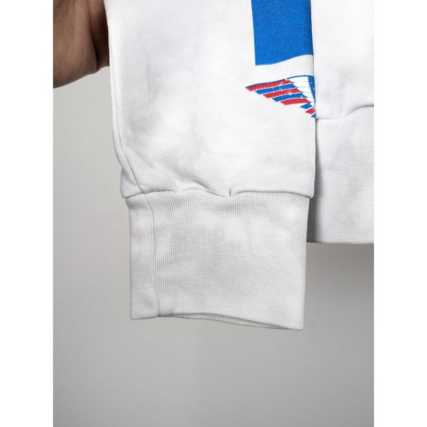 Balmain o1rshd1 Pullover Hoodie with airplane Print in White Size US M / EU 48-50 / 2 - 9 Thumbnail
