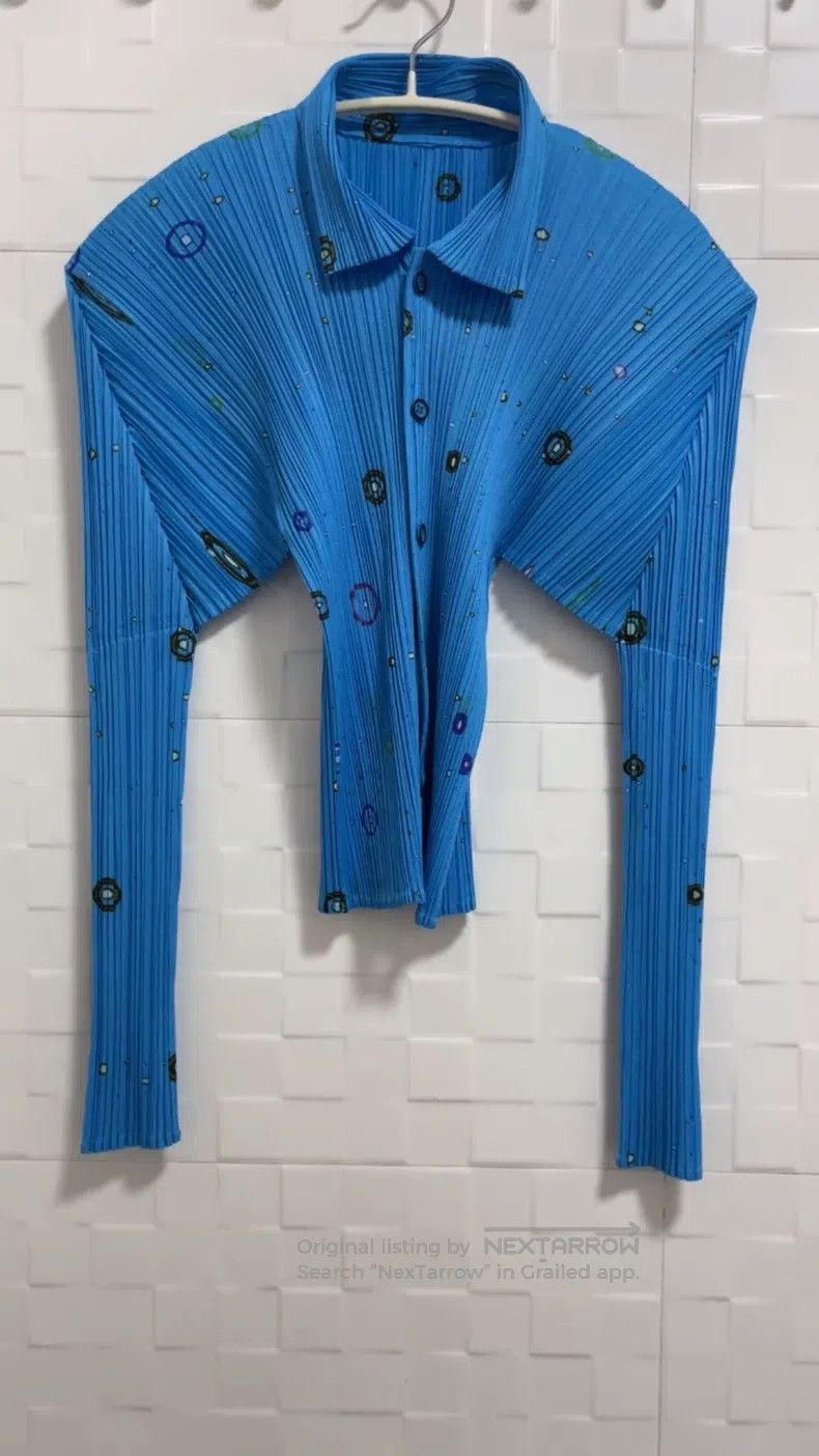 Issey Miyake Issey Miyake Blue Jacket Size L / US 10 / IT 46 - 1 Thumbnail