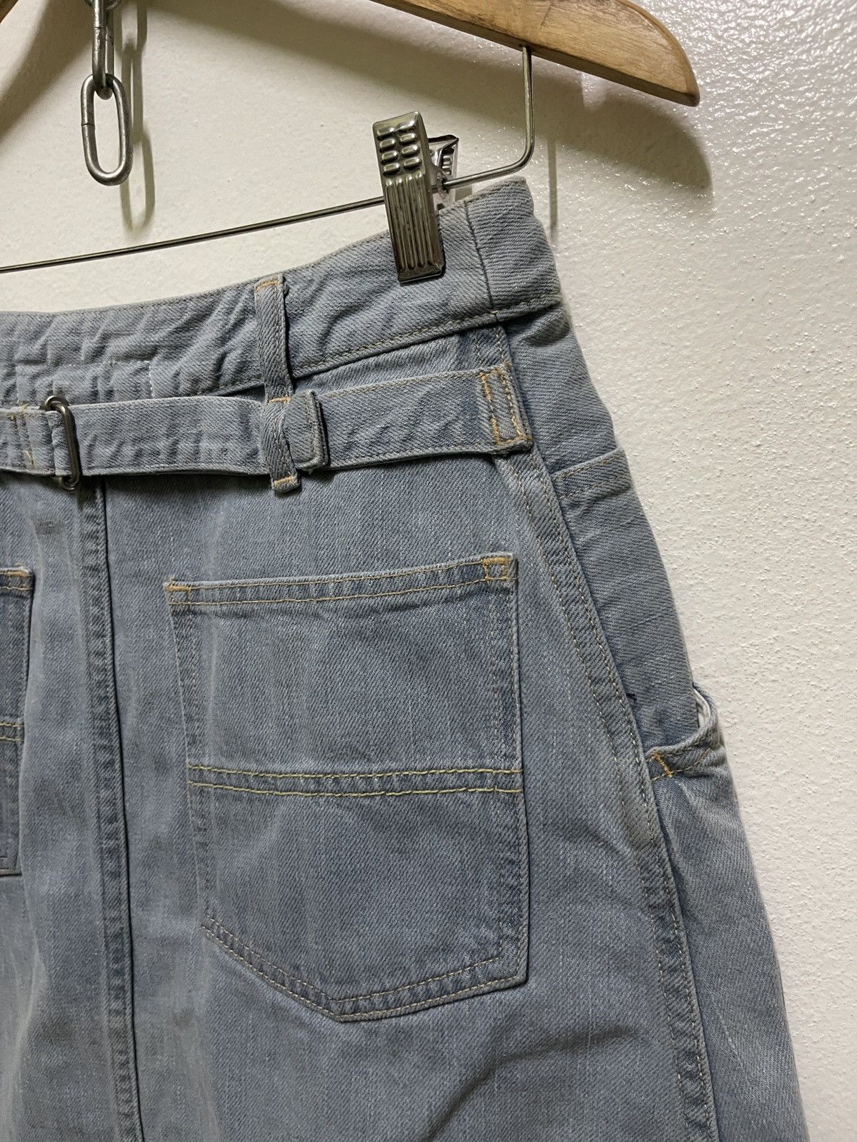 Margaret Howell Margaret Howell Denim Skirt Buckle Back Size 26" / US 2 / IT 38 - 9 Thumbnail