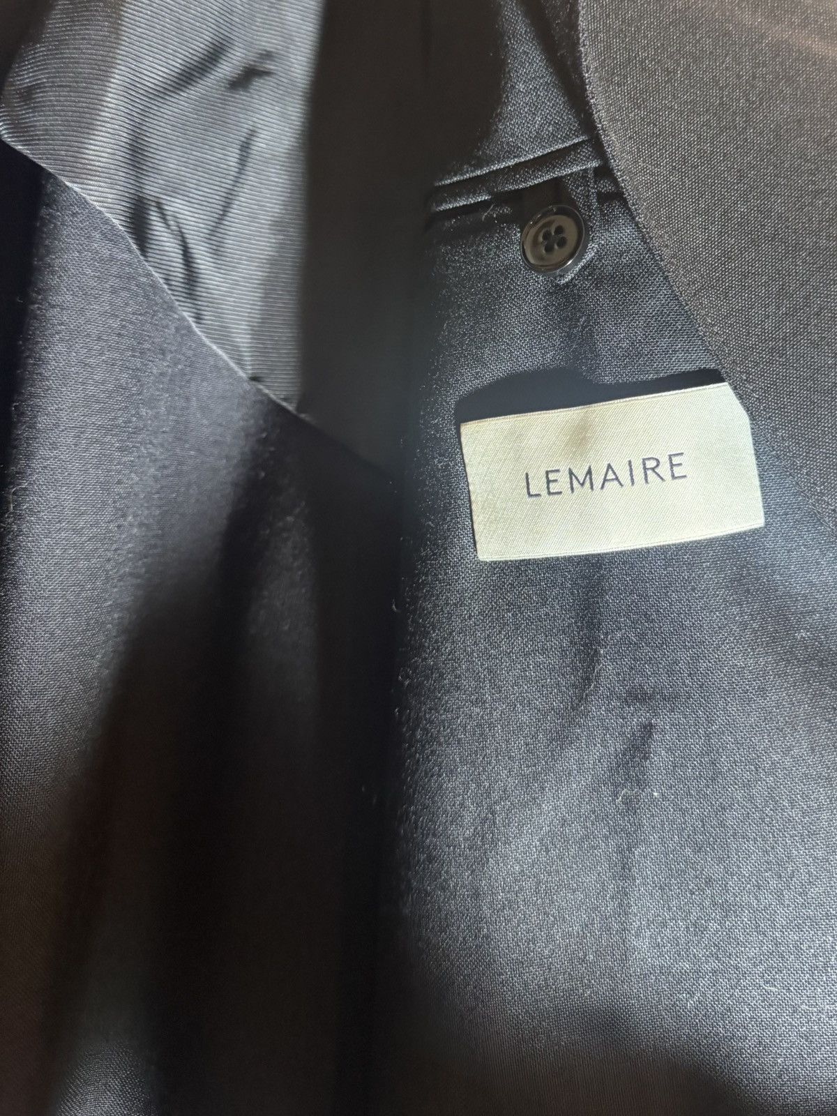 Lemaire lemaire long kimono coat in black wool M Size US M / EU 48-50 / 2 - 2 Thumbnail
