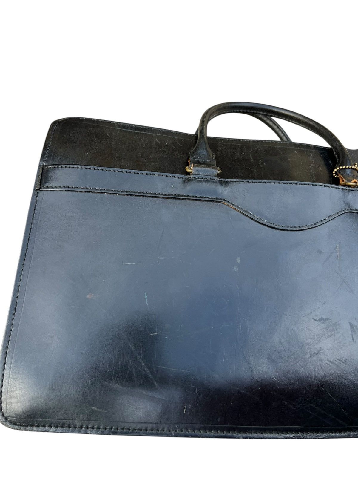 Whitehouse Cox Vintage Whitehouse Cox England Scratches Patina Leather Bag Size ONE SIZE - 7 Thumbnail