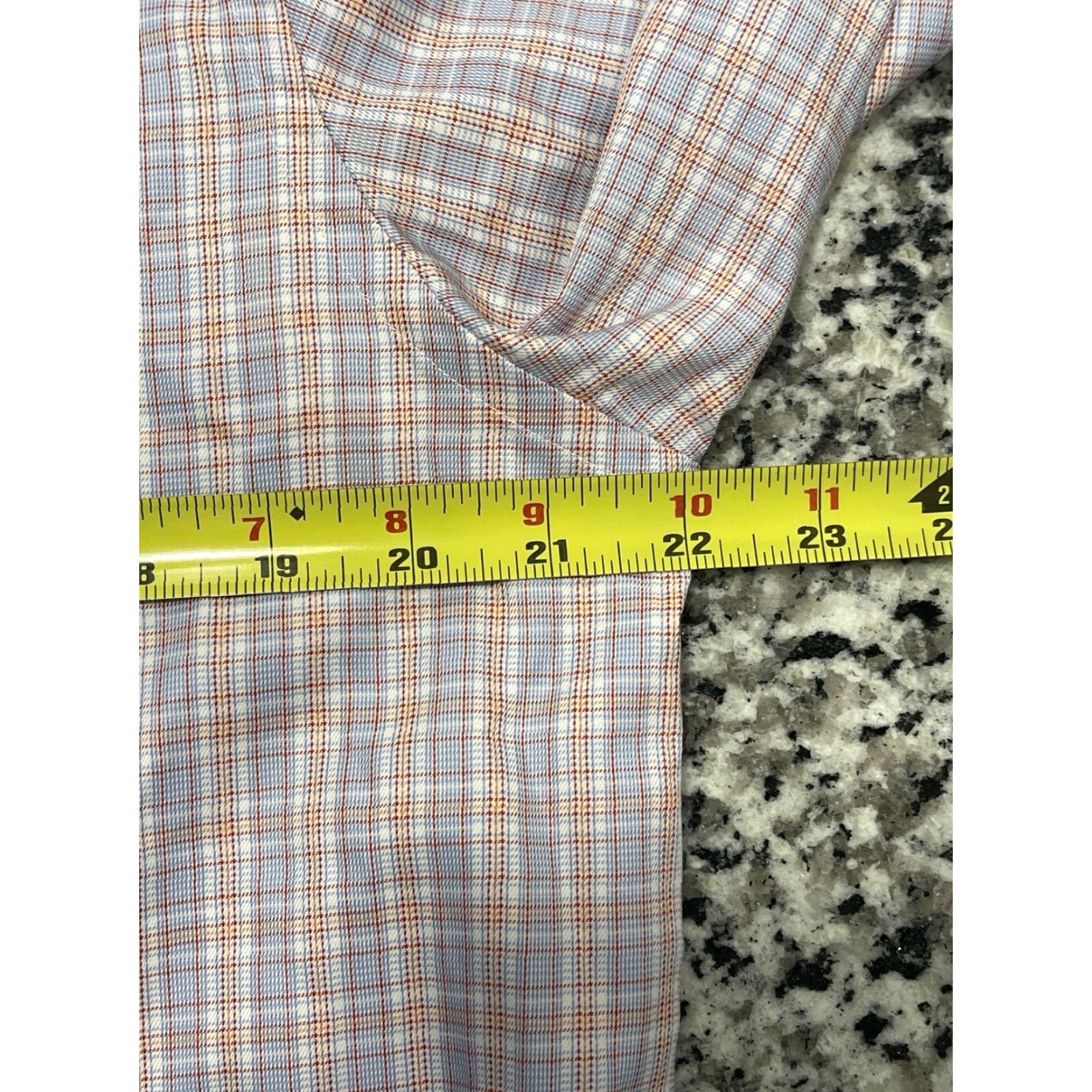 Eton ETON Dress Shirt Men 42 / 16.5 Contemporary Fit Multicolor Plaid Long Sleeve Size 42R - 3 Thumbnail