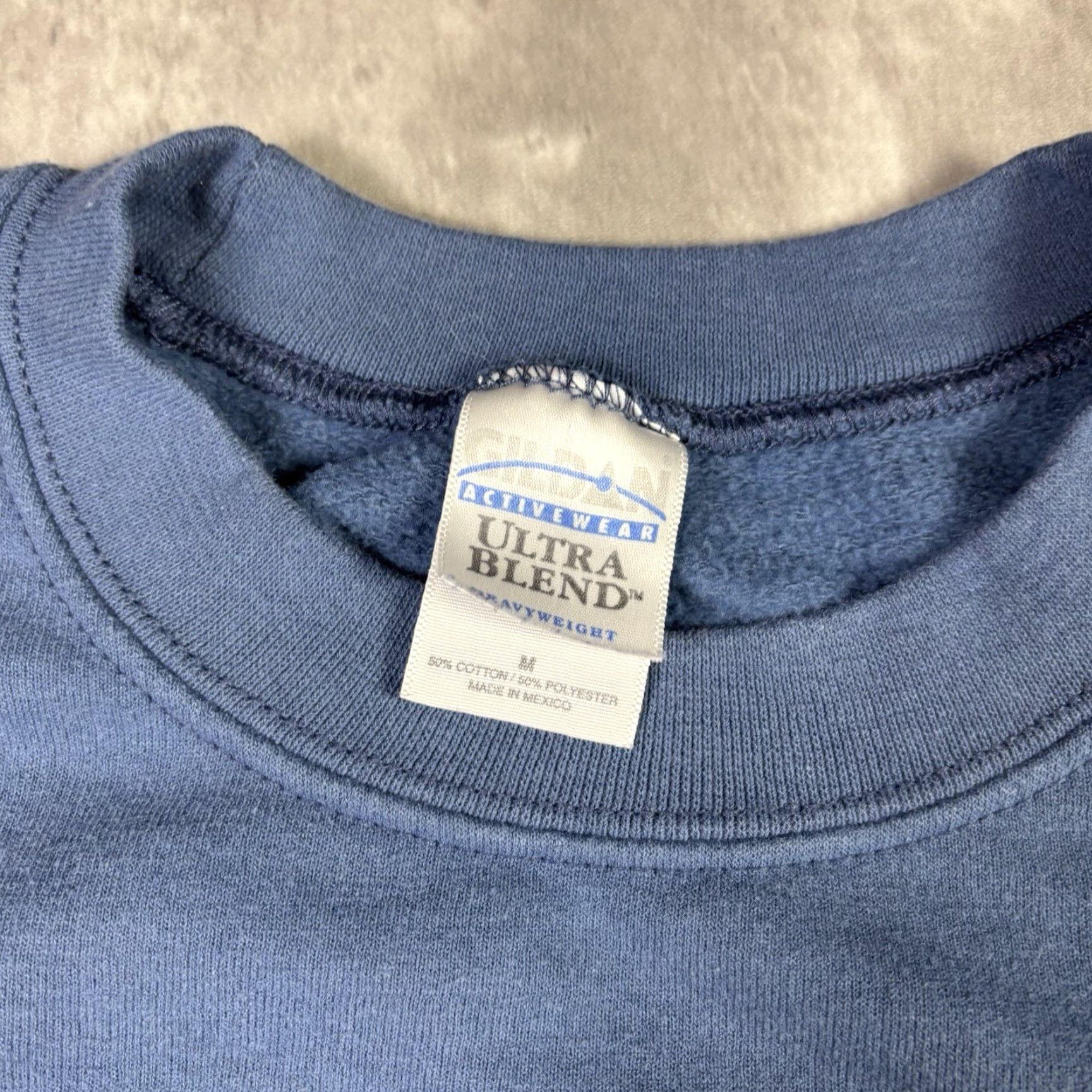 Gildan VINTAGE Grand Canyon Sweatshirt M Adult Blue Cotton Graphic Print 90s Gildan Heavyweight Pullover Men Size US M / EU 48-50 / 2 - 6 Thumbnail