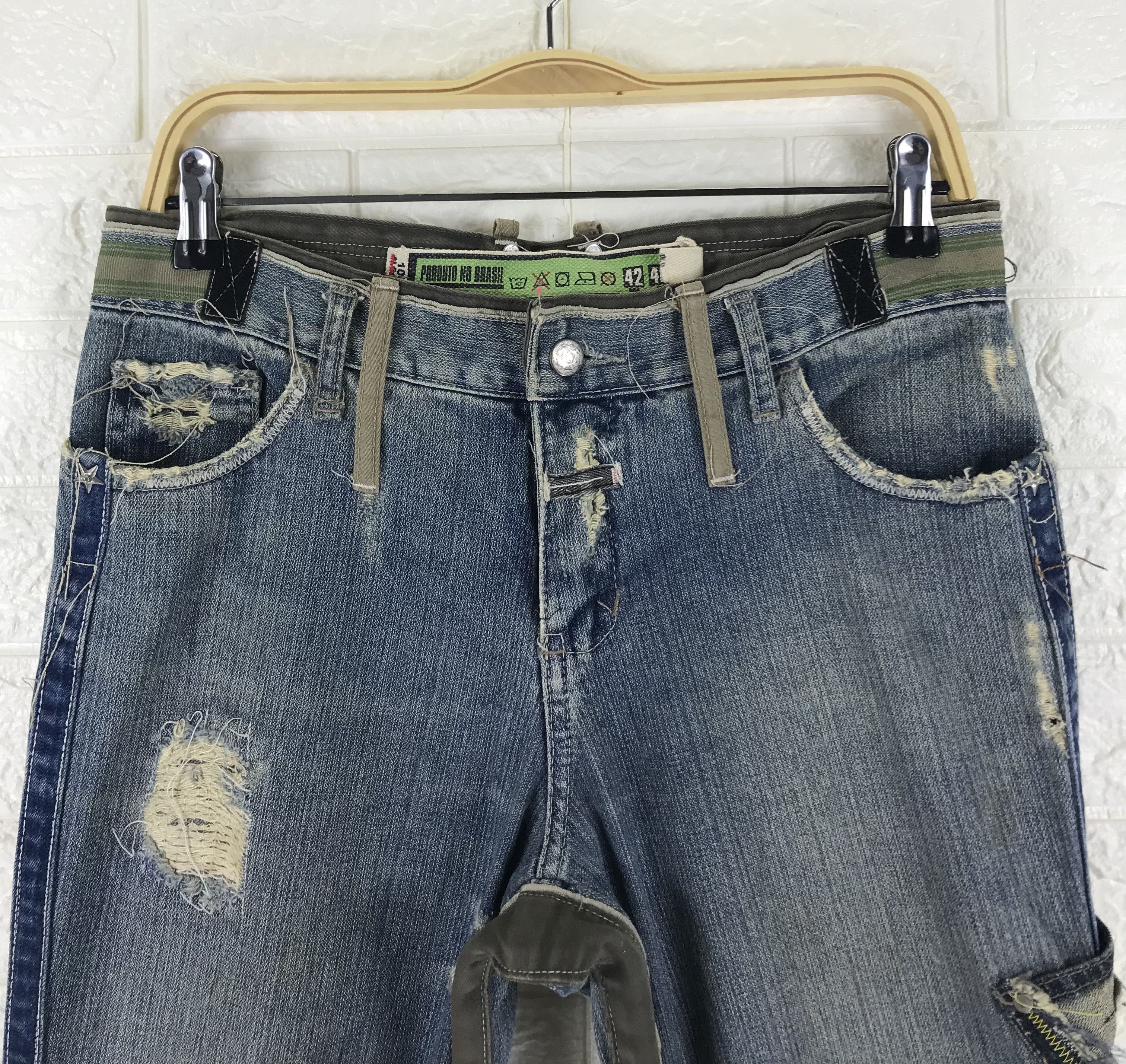 Japanese Brand Vintage Japanese Hybrid Stylish Jeans Size US 30 / EU 46 - 2 Thumbnail