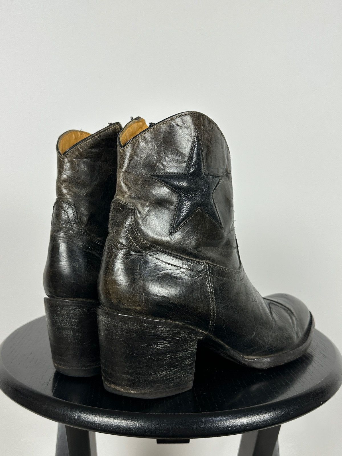 Old Gringo Old Gringo Mexicana Cowboy Leather Ankle Stars Boots Size US 8 / IT 38 - 6 Thumbnail