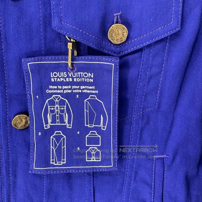 Louis Vuitton Louis Vuitton DNA Tag Denim Jacket Size US S / EU 44-46 / 1 - 3 Thumbnail