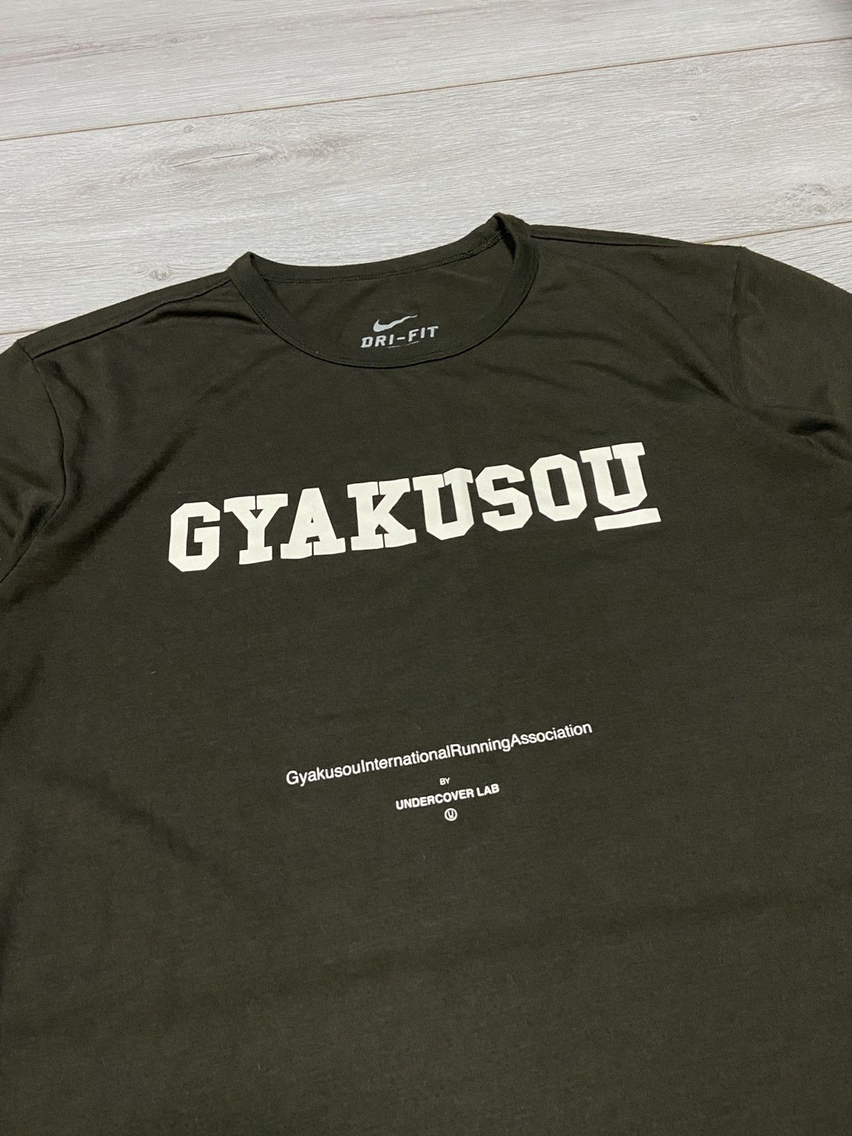 Gyakusou Gyakusou Nike Undercover Dri-FIT Running Tee Size US M / EU 48-50 / 2 - 2 Thumbnail