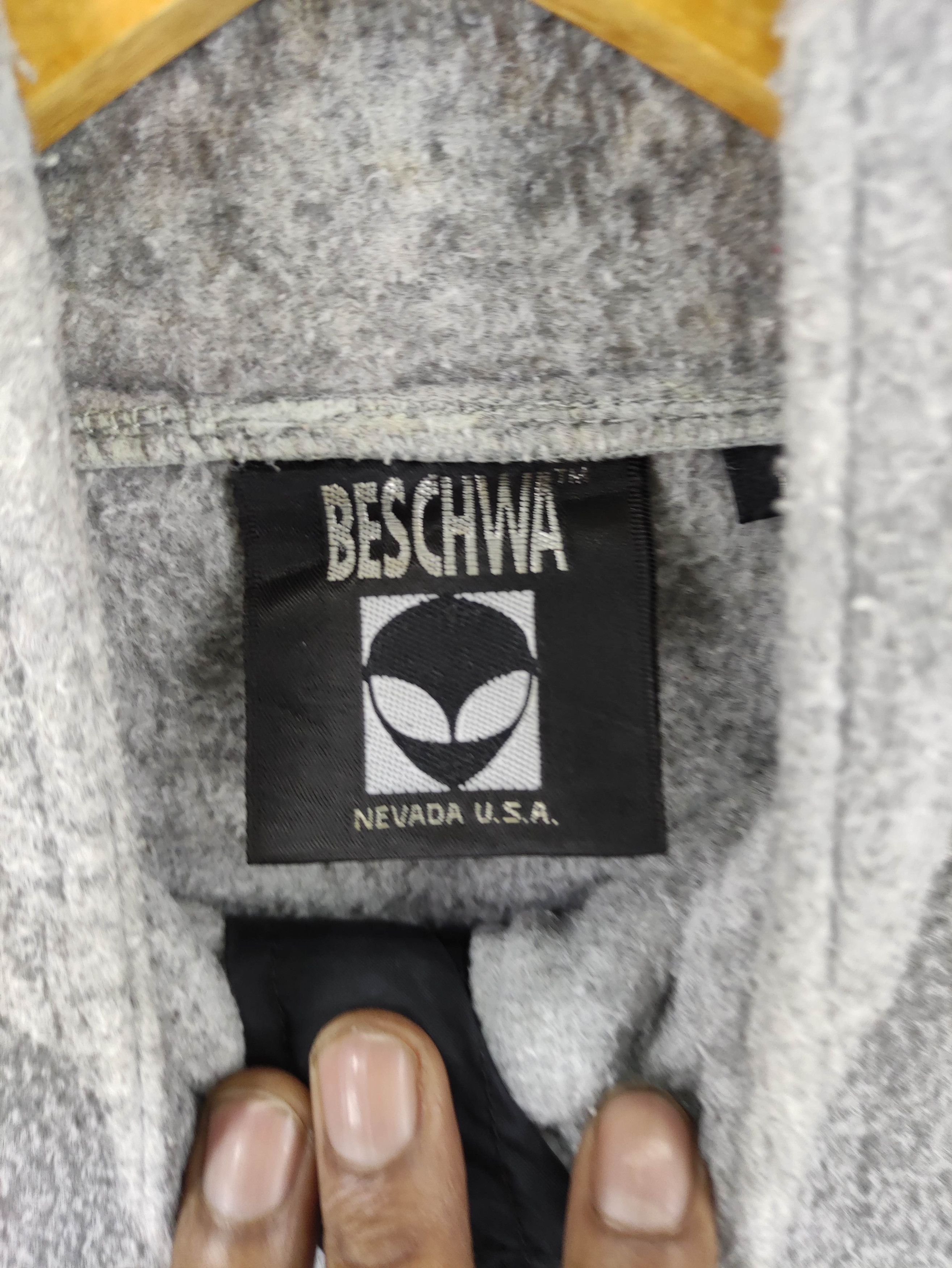 Japanese Brand Vintage Beschwa Fleece Sweater Jacket Zipper Size US L / EU 52-54 / 3 - 3 Thumbnail