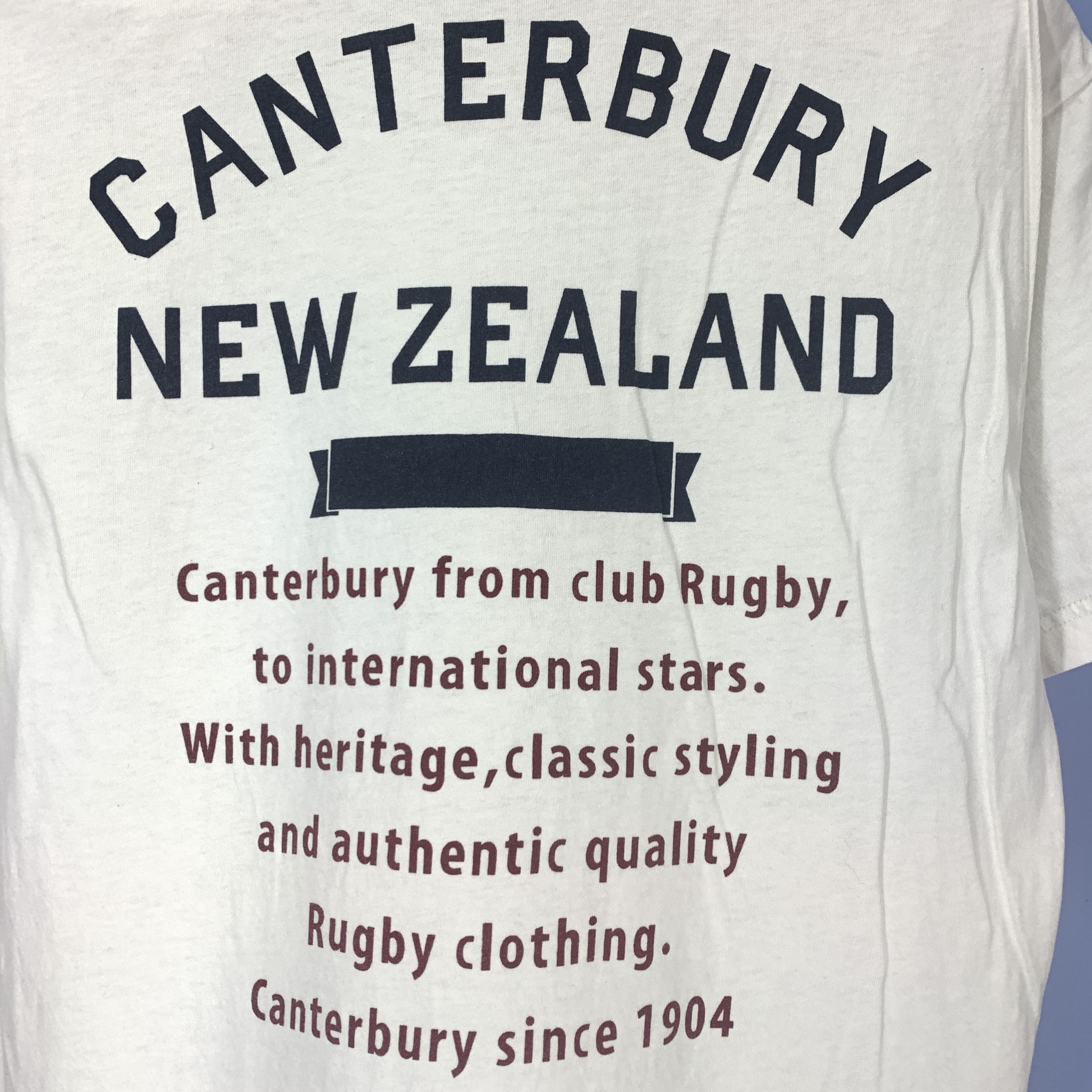 Canterbury of New Zealand CANTERBURY Crew Neck T Shirt #1820/08 Size US L / EU 52-54 / 3 - 2 Thumbnail