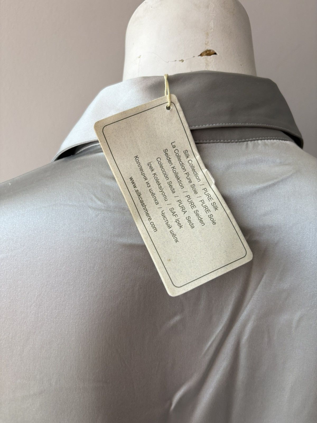 Vintage Silk and cashmere shirt Size M / US 6-8 / IT 42-44 - 14 Thumbnail