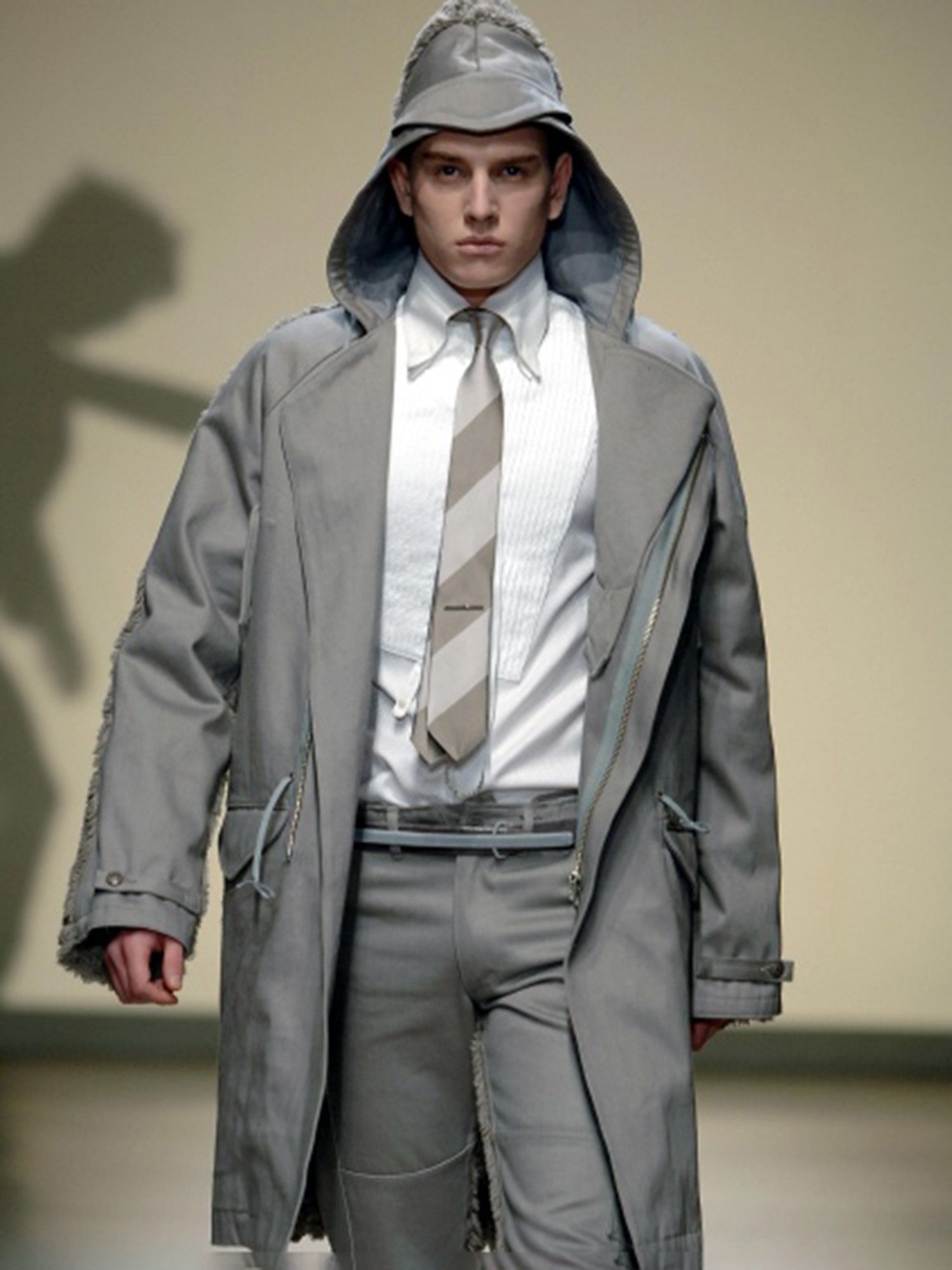 Maison MIHARA YASUHIRO Mihara Yasuhiro AW06 Runway Shaggy Hybrid Parka Size US S / EU 44-46 / 1 - 15 Thumbnail