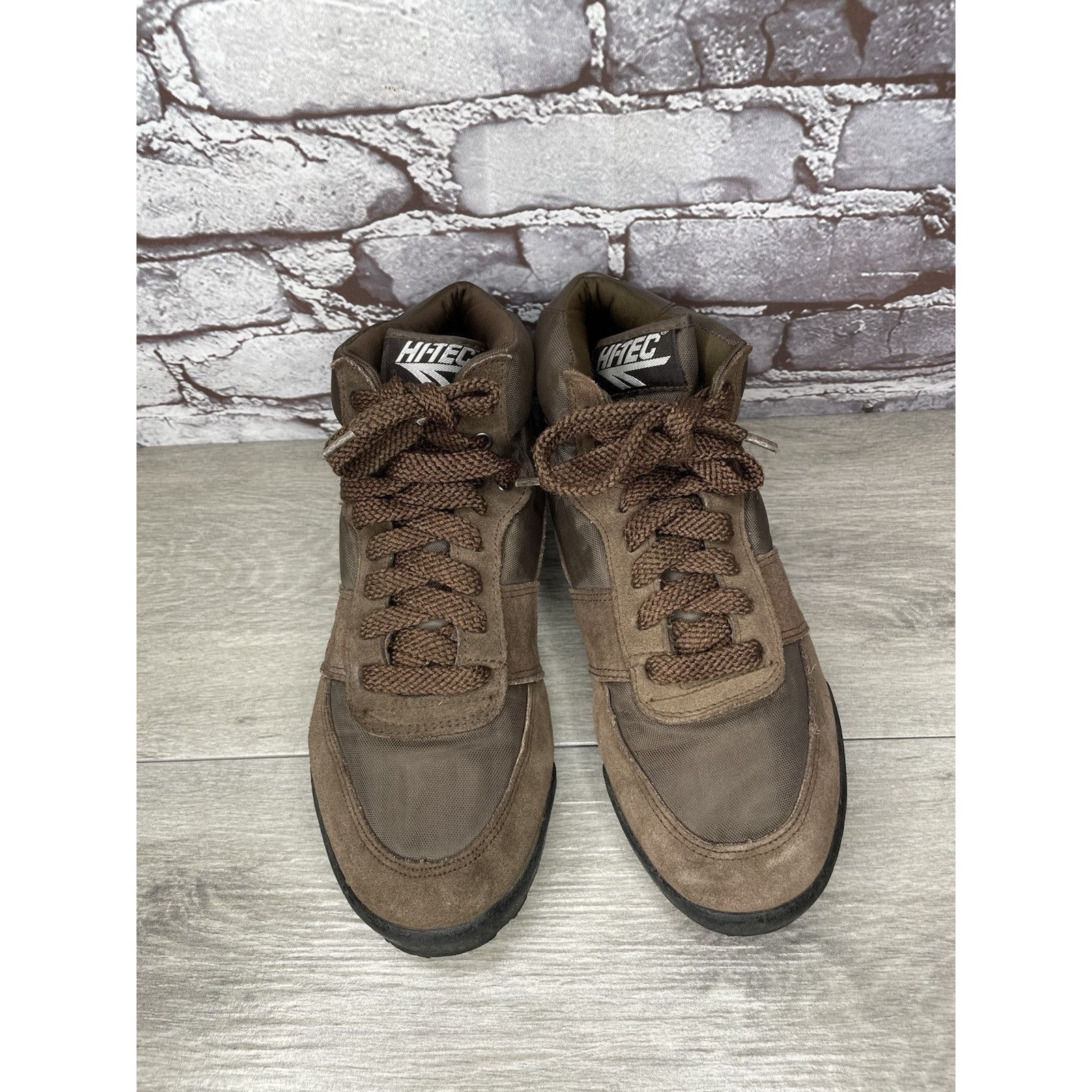 Hi Tec Hi-Tec Shasta Brown Mesh Suede Mid Lace Up Hiking Boots Wome Size US 9.5 / IT 39.5 - 15 Thumbnail