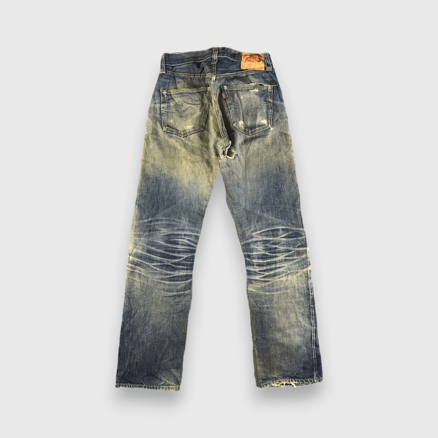 Levi's × Vintage 90s Vintage Levis 501 Selvedge Jeans-J3892 Size US 29 - 2 Thumbnail