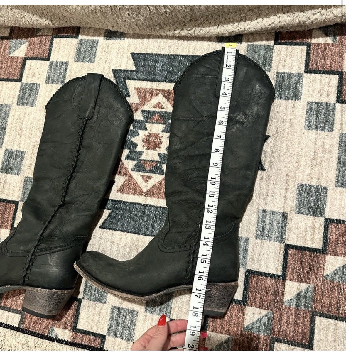Cowboy Equipment Lanes Western Wear Plain Jane Boot Size US 7.5 / IT 37.5 - 2 Thumbnail