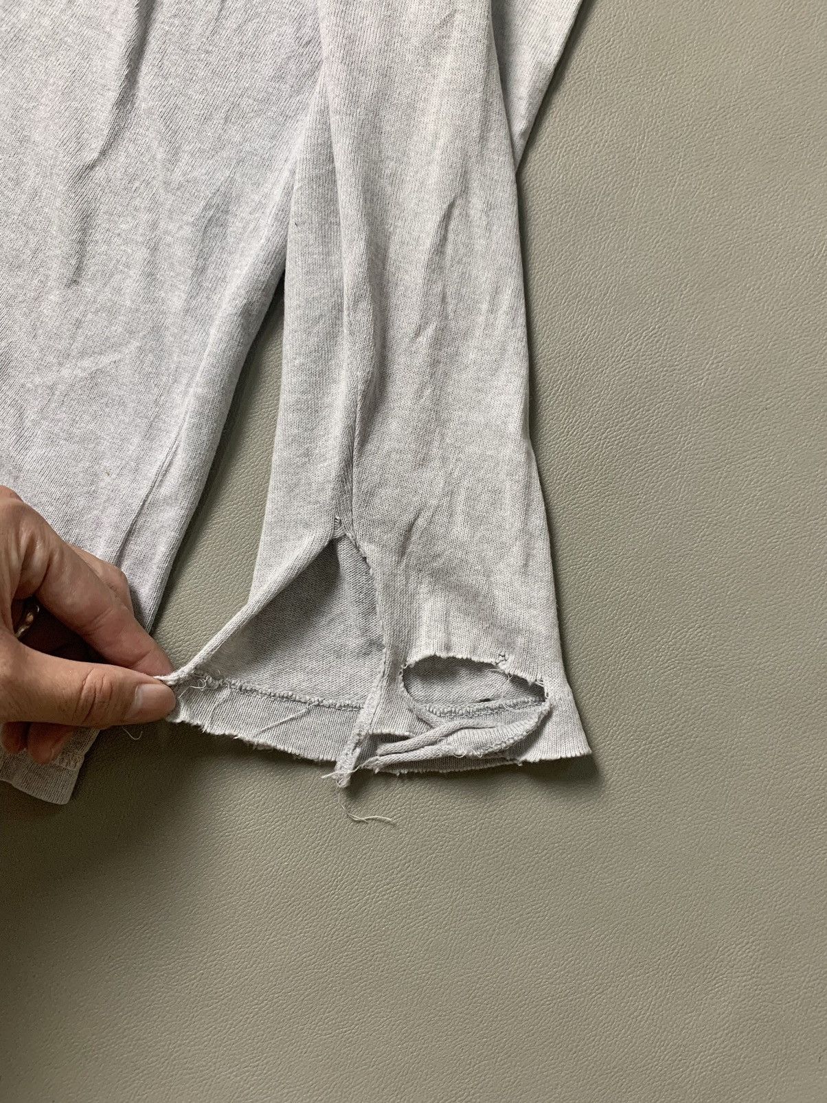 If Six Was Nine × Le Grande Bleu (L.G.B.) Toctoc Distressed Grunge Archive Longsleeve Size US L / EU 52-54 / 3 - 5 Thumbnail