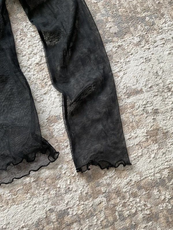 Other Vintage 2000s From Japan Mesh Shirt Longsleves Unique Size S / US 4 / IT 40 - 4 Thumbnail