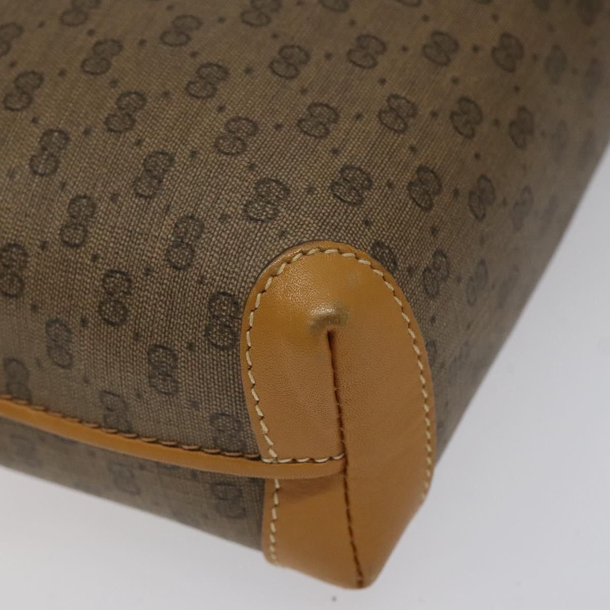 Gucci GUCCI Micro GG Supreme Shoulder Bag Pvc Beige Gold 007 115 Size ONE SIZE - 11 Thumbnail