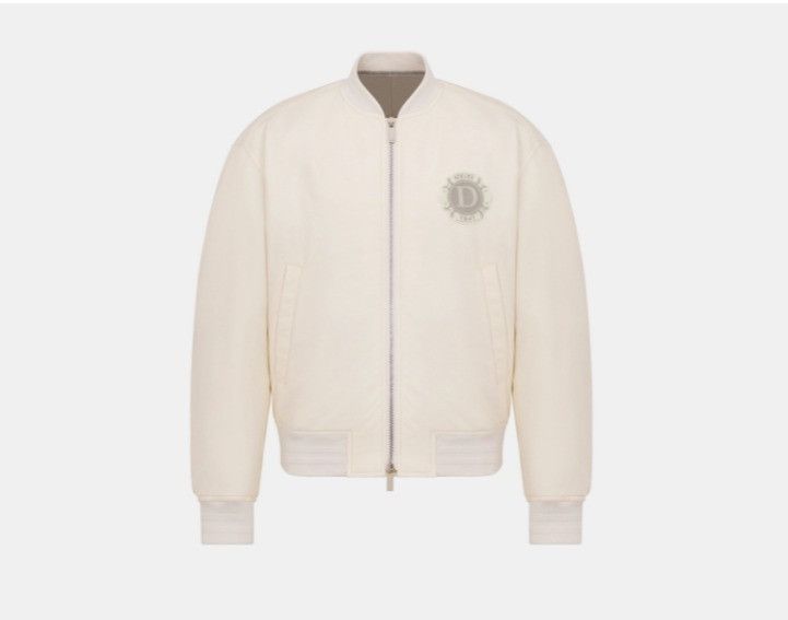 Dior o1w1db10225 143C432G Bomber Jacket in Ecru Size US M / EU 48-50 / 2 - 1 Thumbnail