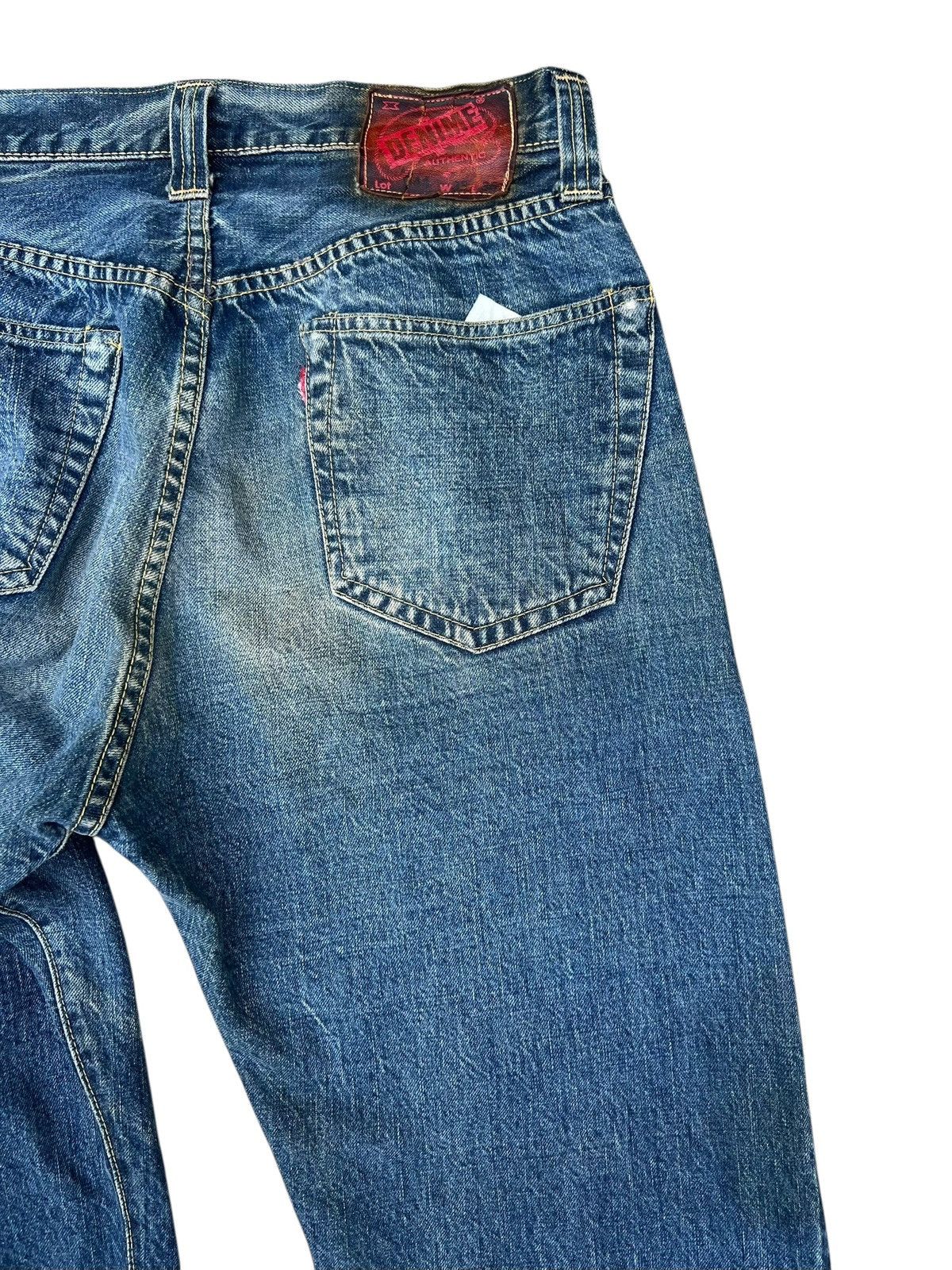 Denime RARE! Vintage DENIME ORIZZONTI Aging Denim Selvedge Jeans Size US 31 - 18 Thumbnail