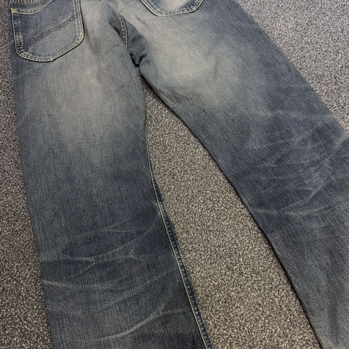 Seditionaries Vintage 90s Japanese Selvedge Lee Union Made Rusty Denim Size US 32 / EU 48 - 12 Thumbnail