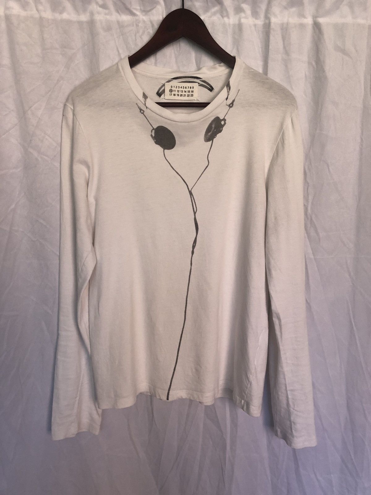 *rare* A/W05 “Trompe L’oeil” headphones long sleeve