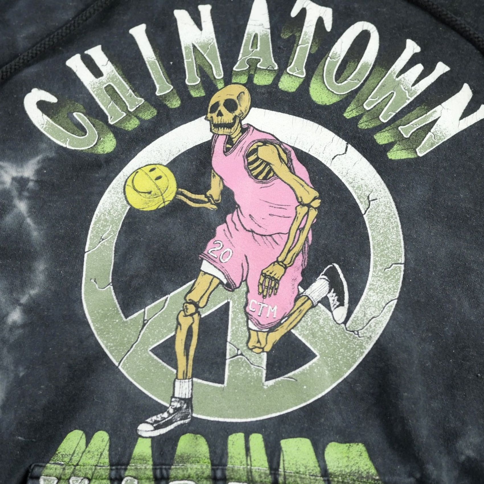 Vintage VINTAGE Chinatown Market Hoodie Mens Small Tie Dye Skeleton Basketball Pullover 2020 Size US S / EU 44-46 / 1 - 3 Thumbnail