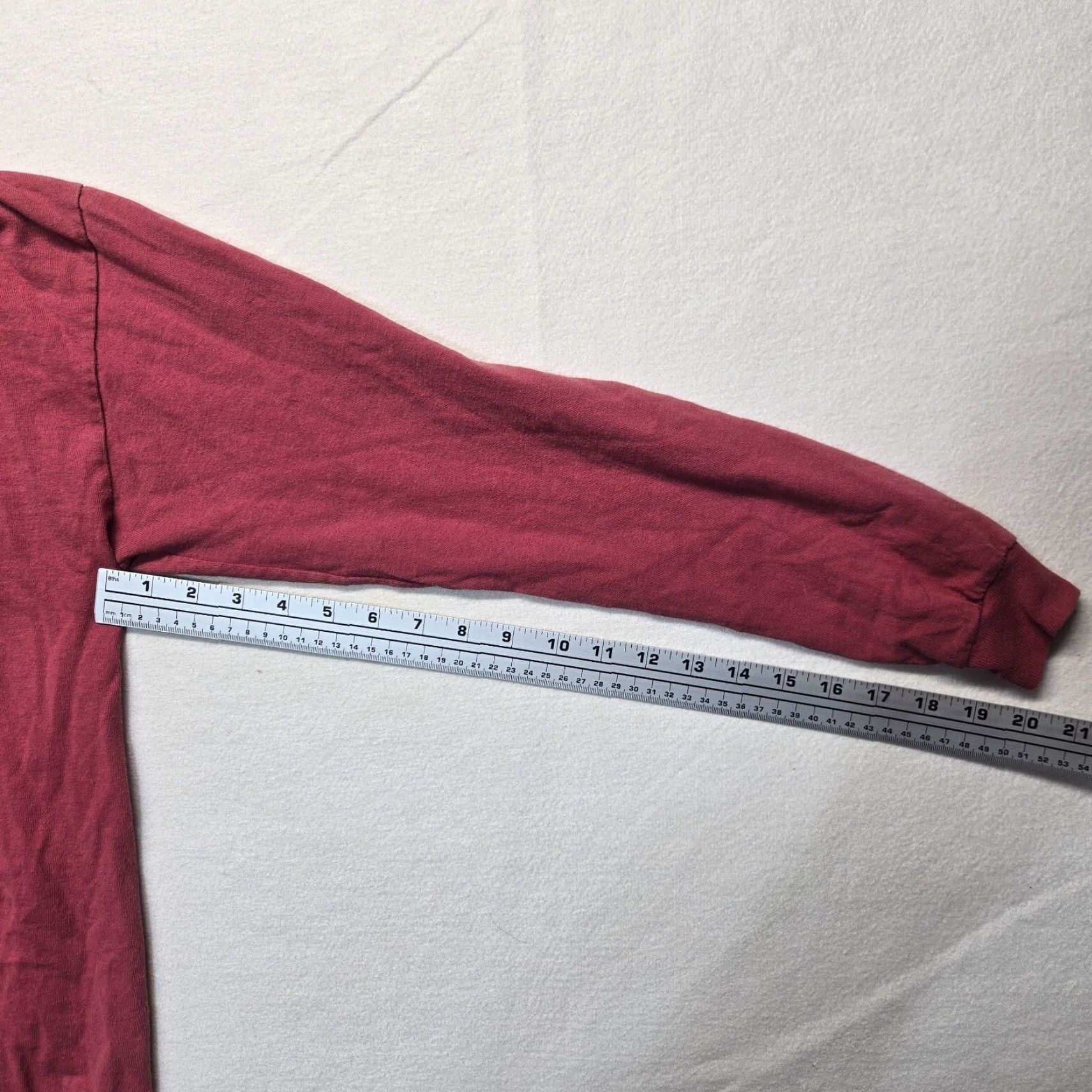 Vintage VINTAGE Simply Southern Shirt Women Adult Medium Red Do Everything With Love 100% Cotton Crew Neck Long Sleeve Graphic Print Mens Women Girls Size M / US 6-8 / IT 42-44 - 5 Thumbnail