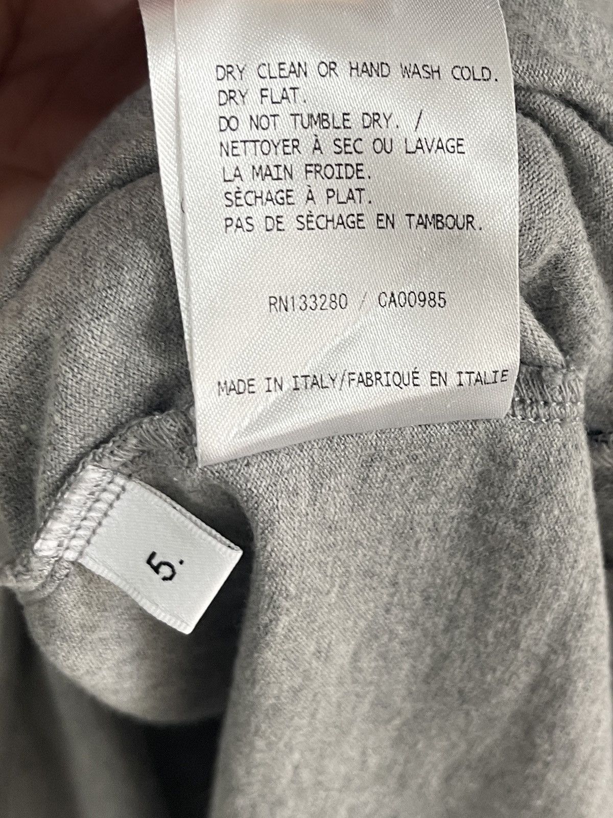 Thom Browne Thom Browne Long Sleeves T-shirt Size US XL / EU 56 / 4 - 8 Thumbnail