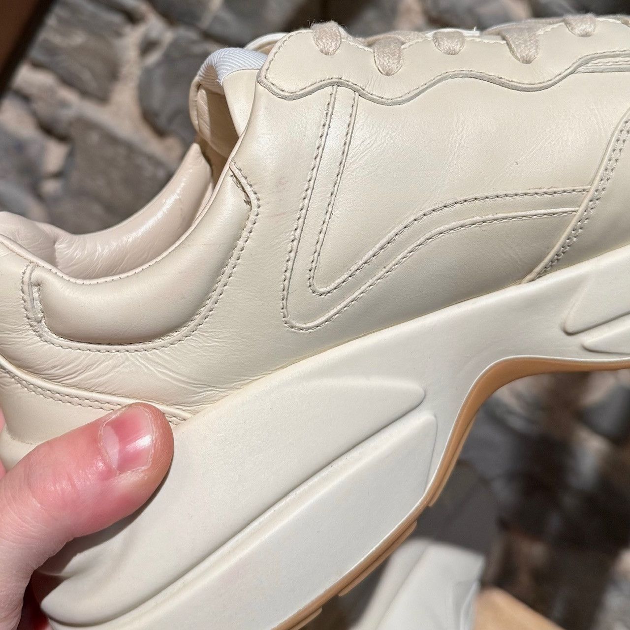 Disney × Gucci Gucci X Disney Rhyton Ivory Chunky Sneakers - 8.5 UK Size US 9.5 / EU 42-43 - 10 Thumbnail