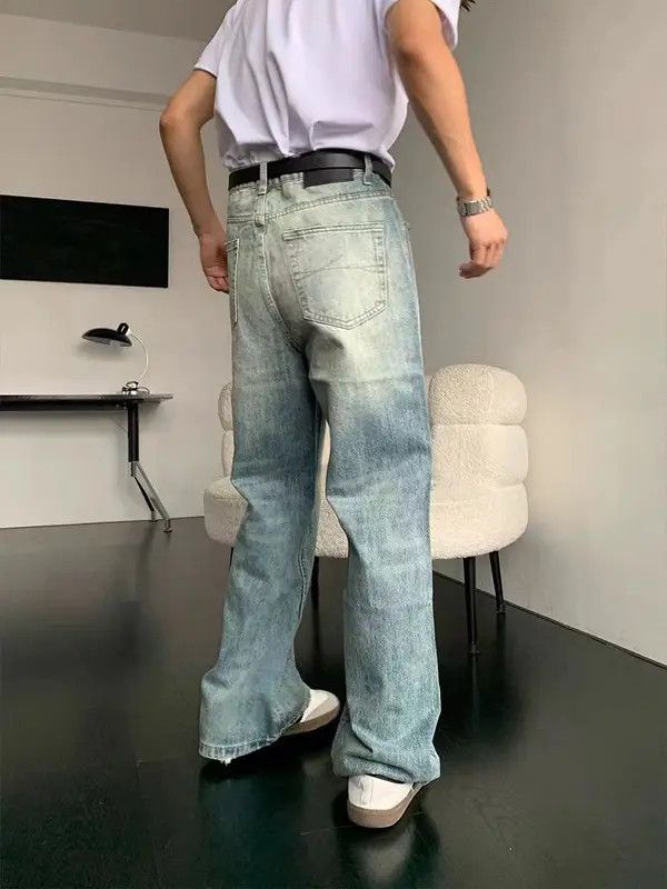 Japanese Brand Kanako x Keito Washed and aged micro flare ripped jeans Size US 32 / EU 48 - 5 Thumbnail