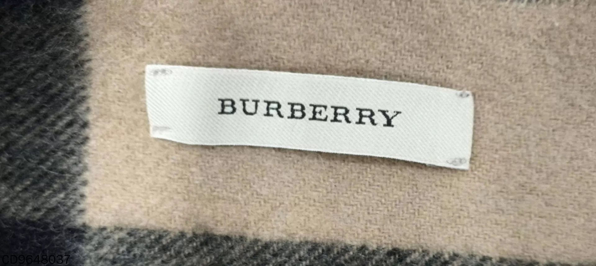 Burberry Burberry Check Leopard Double Cashmere Scarf Brown Size ONE SIZE - 5 Thumbnail