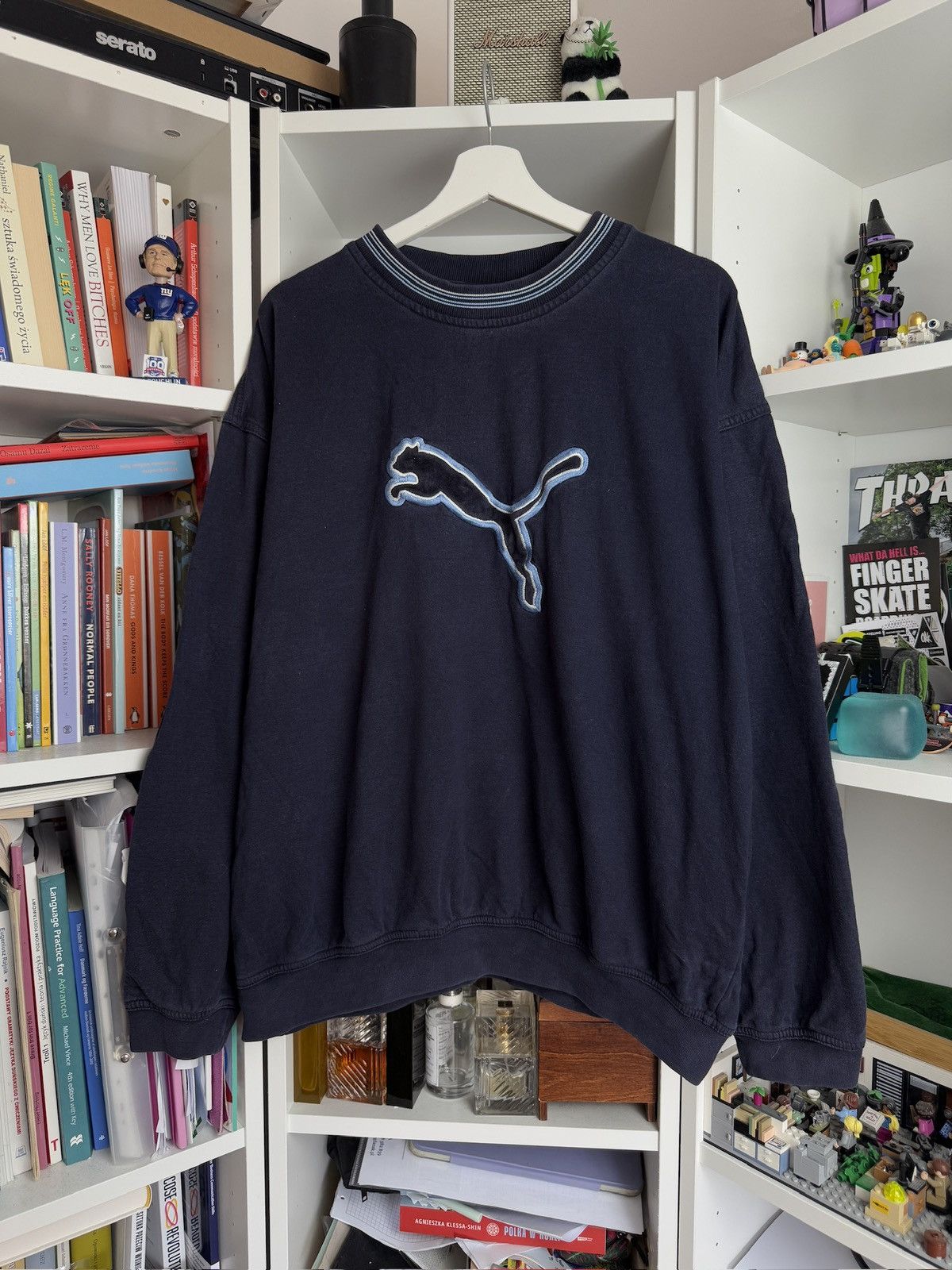 Puma × Vintage Vintage 90s Puma big logo boxy sweatshirt XXL blockcore y2k Size US XXL / EU 58 / 5 - 1 Thumbnail