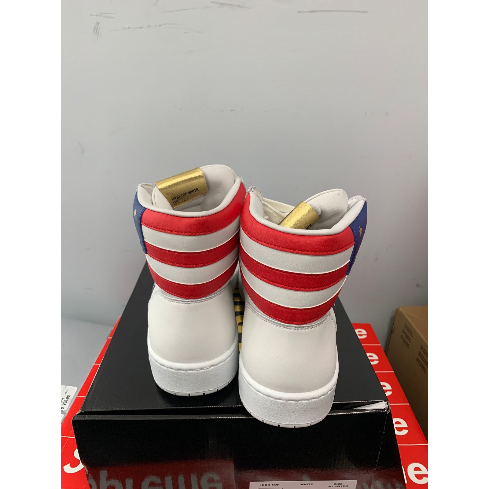 Donald Trump Donald Trump FIGHT White Sneaker High Top Size 11 BRAND NEW Size US 11 / EU 44 - 3 Thumbnail