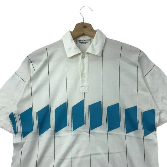 Givenchy Vtg GIVENCHY GENTLEMAN PARIS Striped Polo Tee Shirt Italy Size US S / EU 44-46 / 1 - 3 Thumbnail