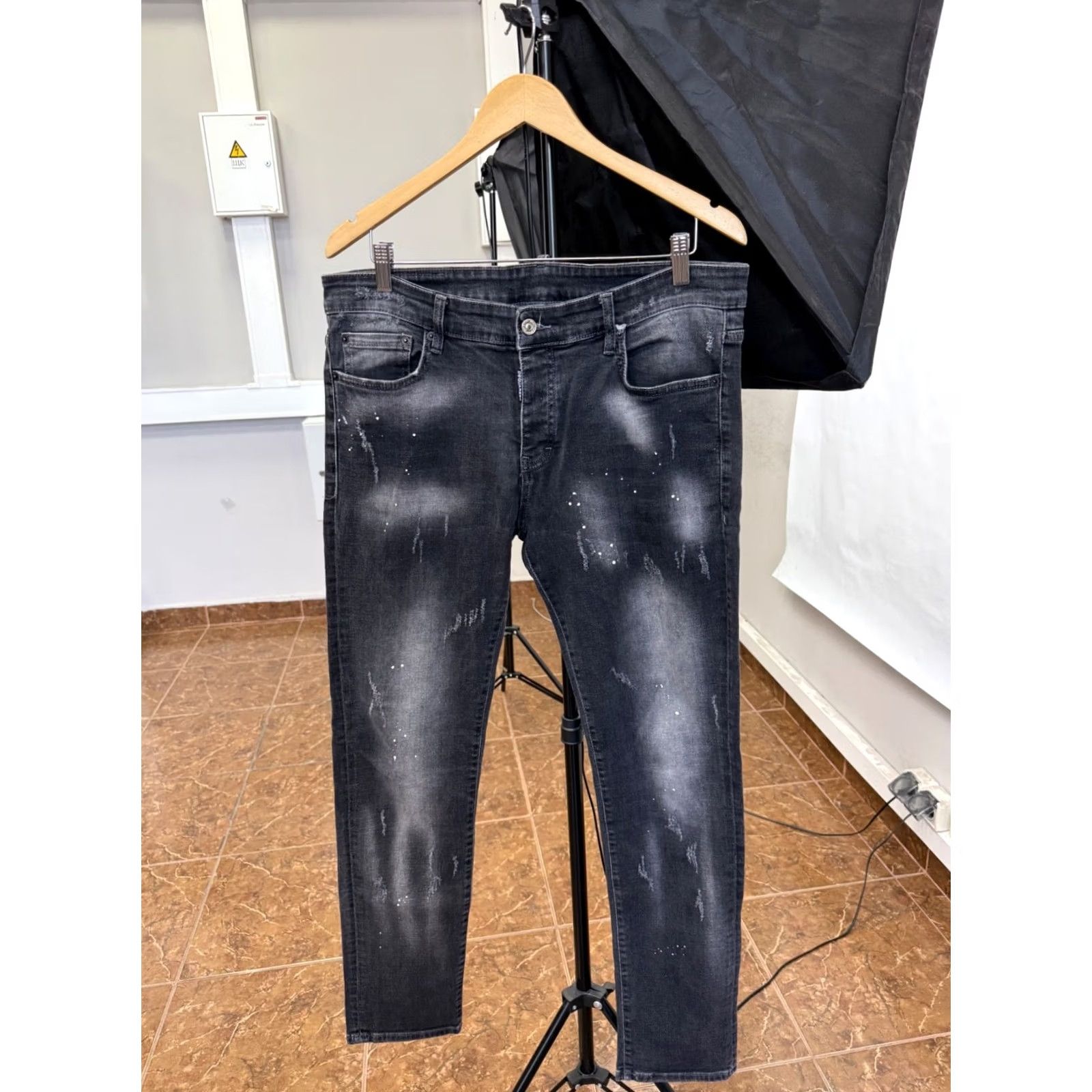 Dsquared2 Dsquared2 Avant Gard Jeans Made In Italy Y2K Rare Retro Jeans Men 52 Black Vintage Size US 36 / EU 52 - 2 Thumbnail