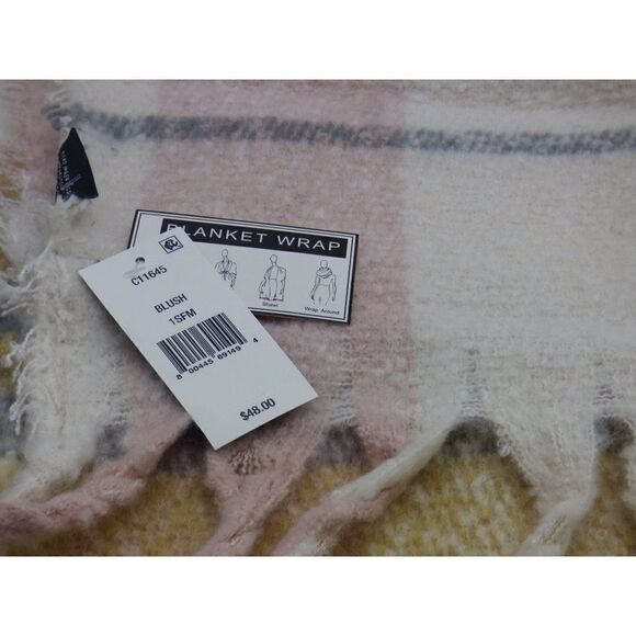 Other CEJON Women’s Plaid Pattern Oversized Blanket Scarf/ Wrap, 2 Size ONE SIZE - 7 Thumbnail