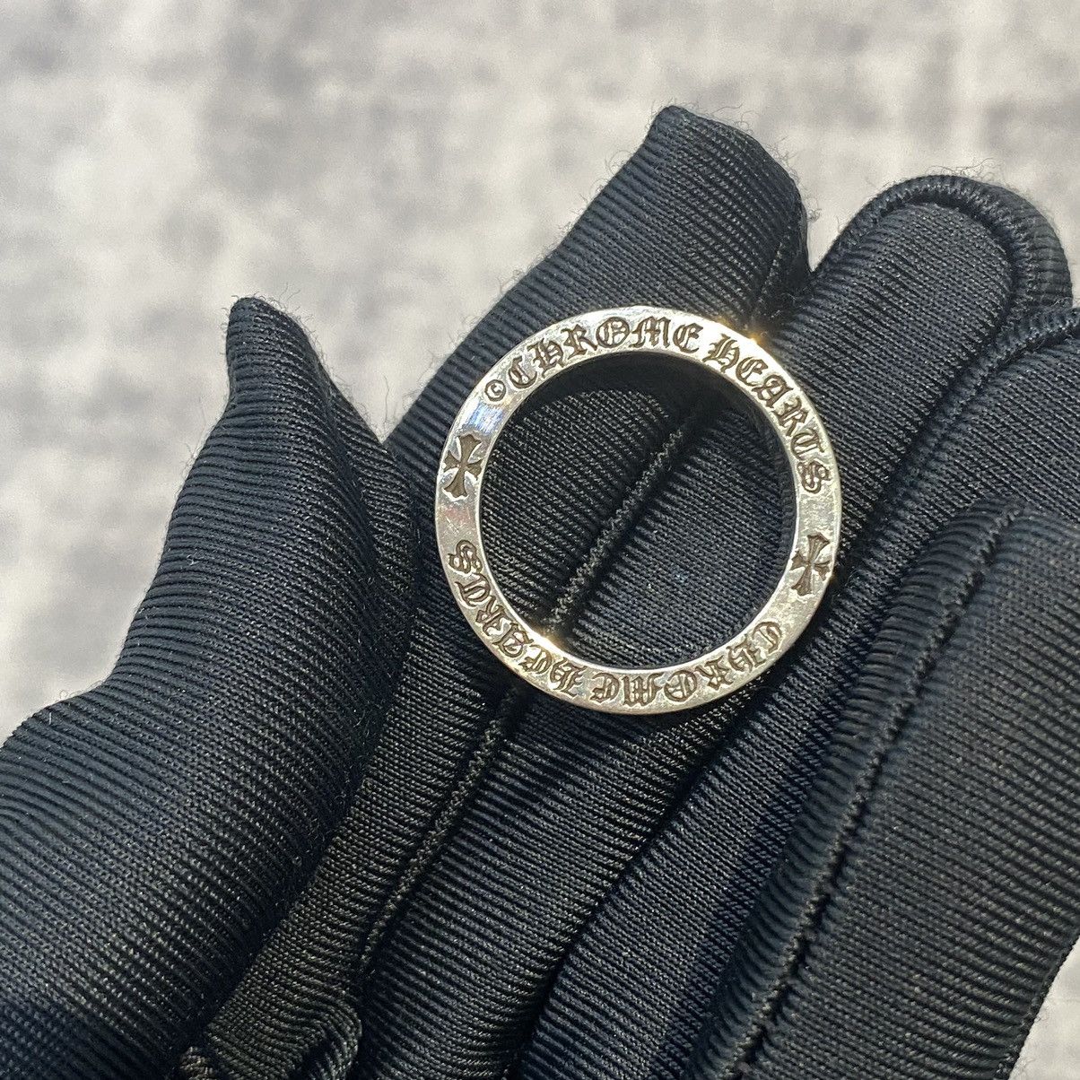 Chrome Hearts Chrome Hearts FUCK YOU 6MM Space Ring silver Size ONE SIZE - 9 Thumbnail