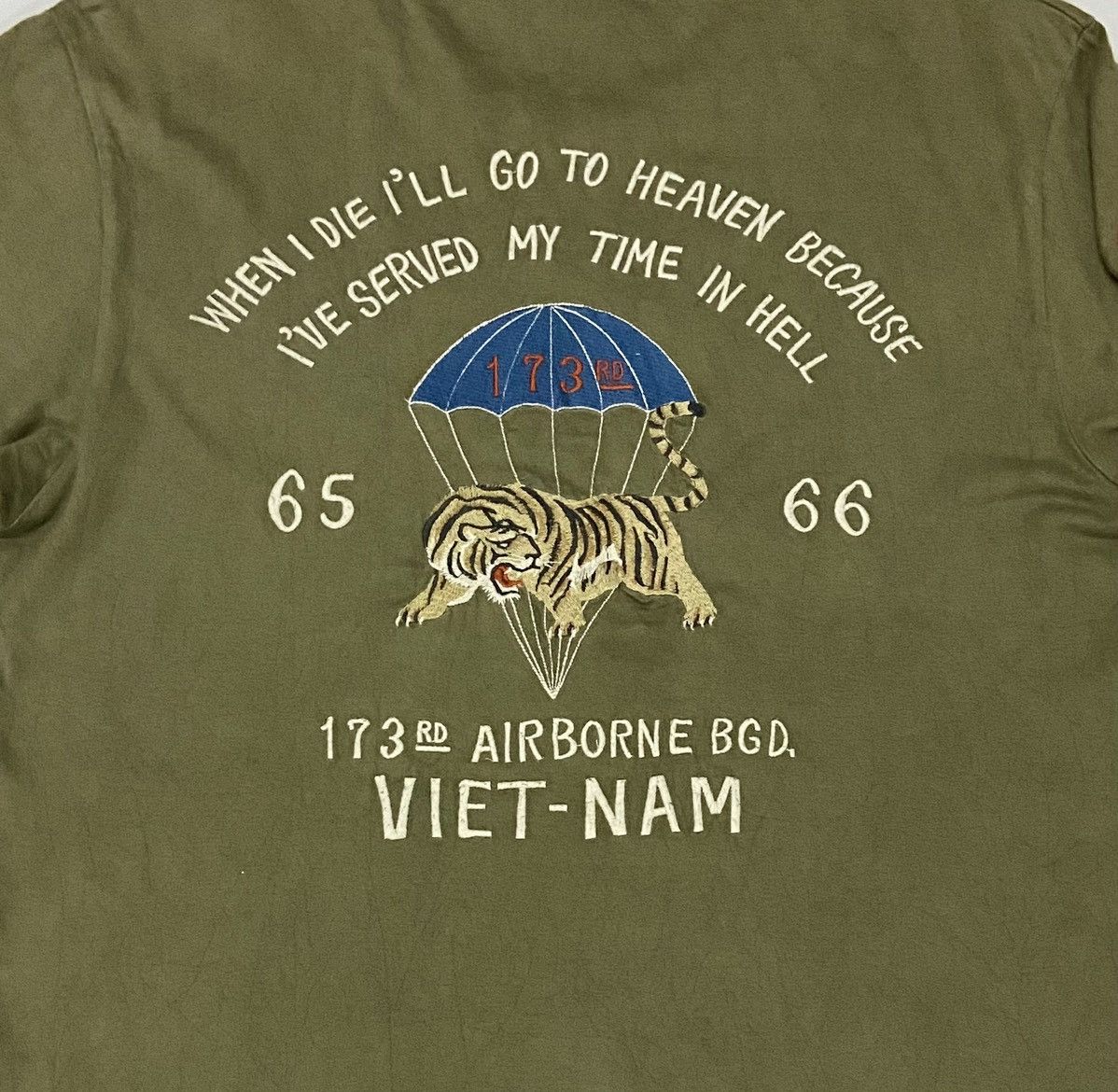 Avirex AVIREX 173 AIRBORNE VIETNAM WAR TEE Size US L / EU 52-54 / 3 - 1 Thumbnail