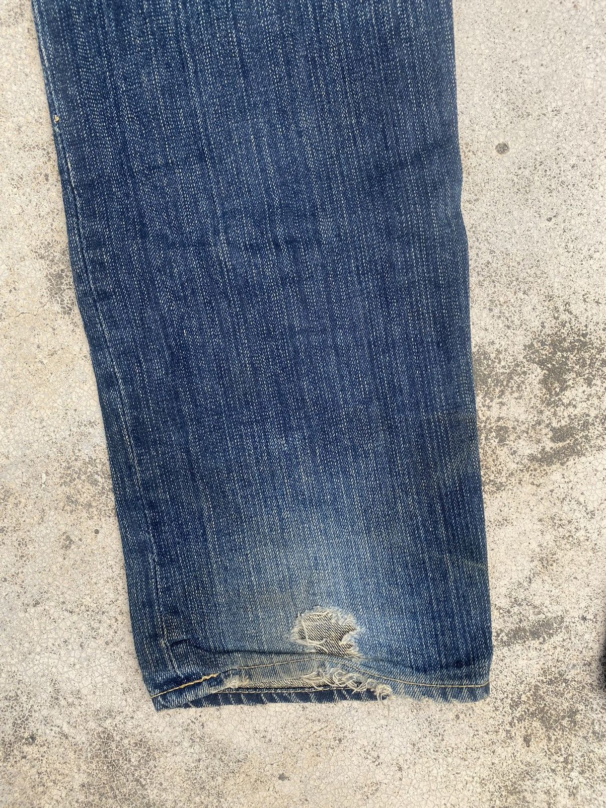 If Six Was Nine × Japanese Brand × PPFM PPFM Double Waist Zipper Clawmark Denim Jeans Size US 31 - 24 Thumbnail
