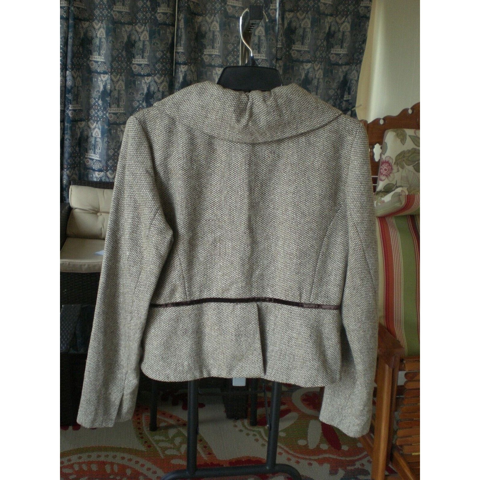 Anthropologie Maestro Anthropologie Tweed Women's Blazer Jacket MEDIUM Size M / US 6-8 / IT 42-44 - 6 Thumbnail