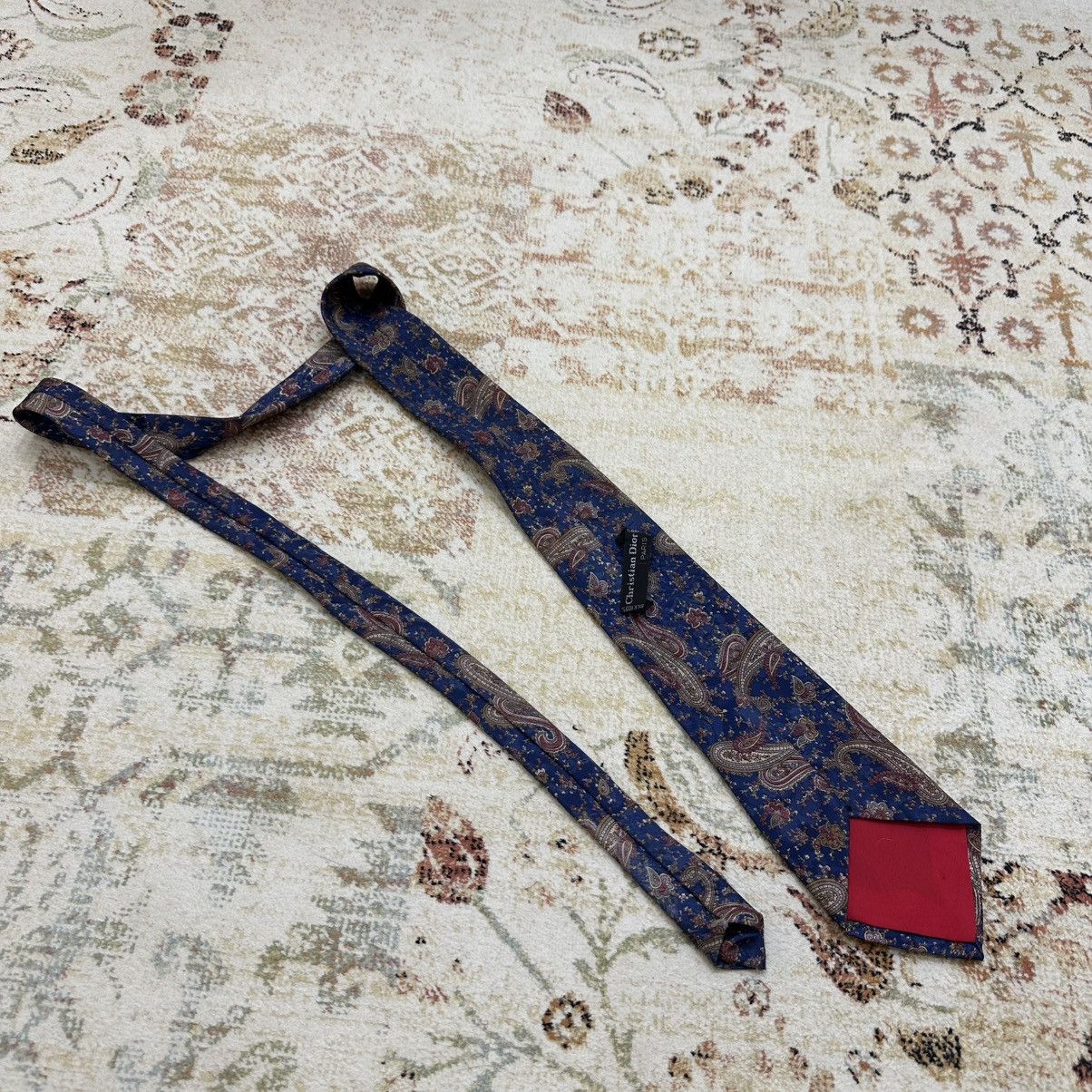Christian Dior Monsieur Vintage Christian Dior Paris Tie Silk Y2K 90s USA Size ONE SIZE - 2 Thumbnail